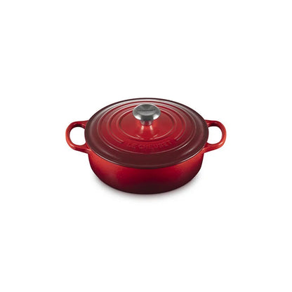 Le Creuset Round Wide Dutch Oven:  3.5 QT, Cerise