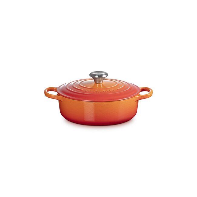 Le Creuset Round Wide Dutch Oven:  3.5 QT, Flame