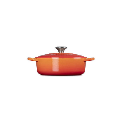 Le Creuset Round Wide Dutch Oven:  3.5 QT, Flame