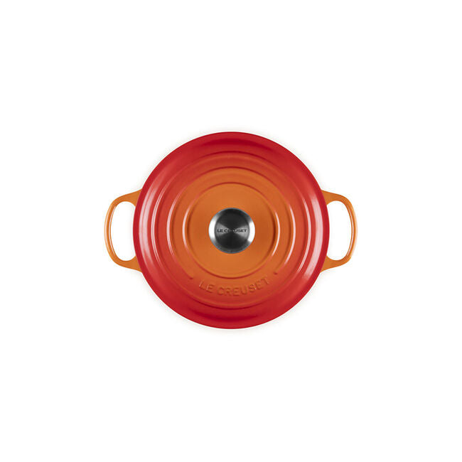 Le Creuset Round Wide Dutch Oven:  3.5 QT, Flame
