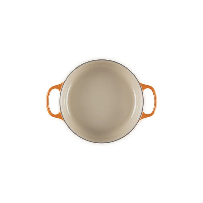 Le Creuset Round Wide Dutch Oven:  3.5 QT, Flame