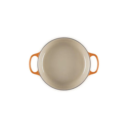 Le Creuset Round Wide Dutch Oven:  3.5 QT, Flame