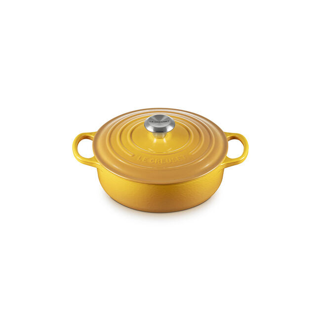 Le Creuset Round Wide Dutch Oven:  3.5 QT, Nectar