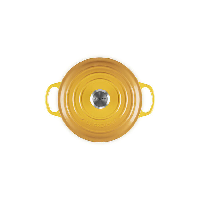 Le Creuset Round Wide Dutch Oven:  3.5 QT, Nectar