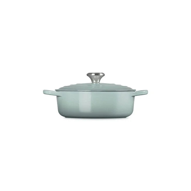 Le Creuset Round Wide Dutch Oven:  3.5 QT, Sea Salt