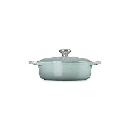 Le Creuset Round Wide Dutch Oven:  3.5 QT, Sea Salt