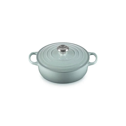 Le Creuset Round Wide Dutch Oven:  3.5 QT, Sea Salt