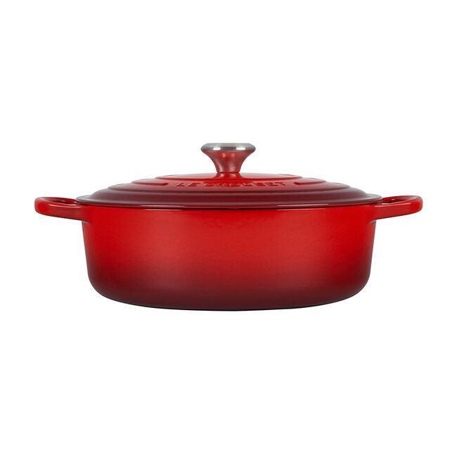 Le Creuset Round Wide Dutch Oven: 6.75 QT, Cerise