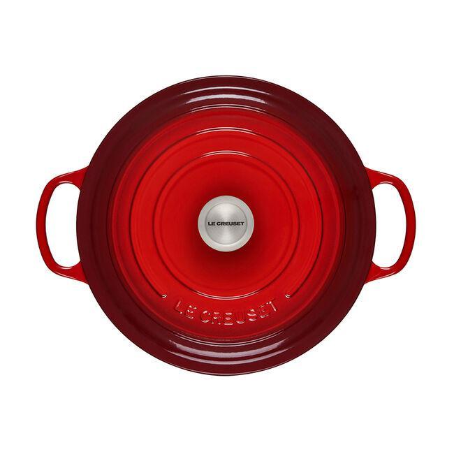 Le Creuset Round Wide Dutch Oven: 6.75 QT, Cerise