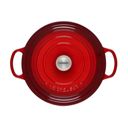 Le Creuset Round Wide Dutch Oven: 6.75 QT, Cerise