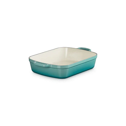 Le Creuset Signature Roaster: 5.25 QT, Bleu Riviera