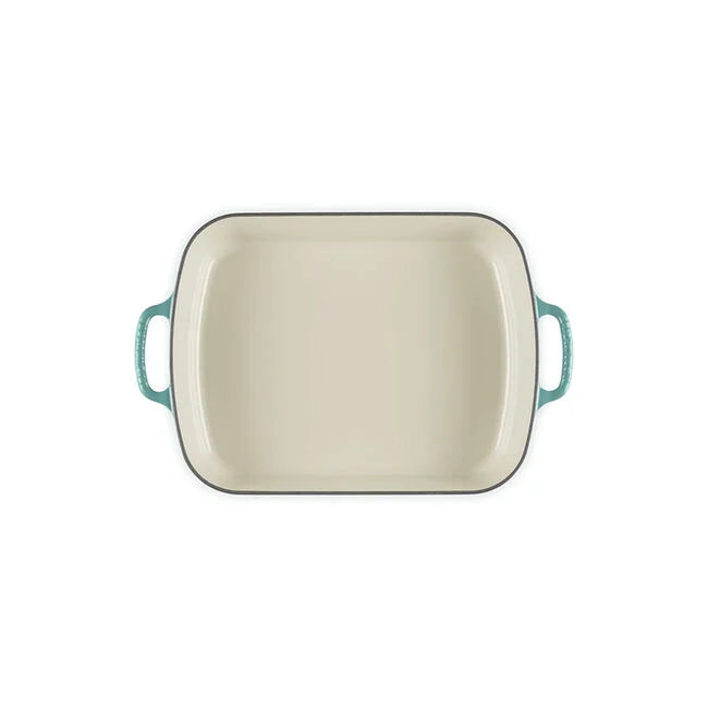 Le Creuset Signature Roaster: 5.25 QT, Bleu Riviera