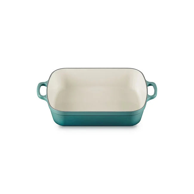 Le Creuset Signature Roaster: 5.25 QT, Bleu Riviera