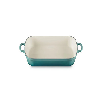 Le Creuset Signature Roaster: 5.25 QT, Bleu Riviera