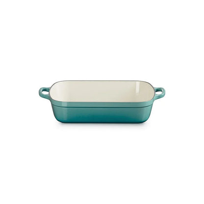 Le Creuset Signature Roaster: 5.25 QT, Bleu Riviera