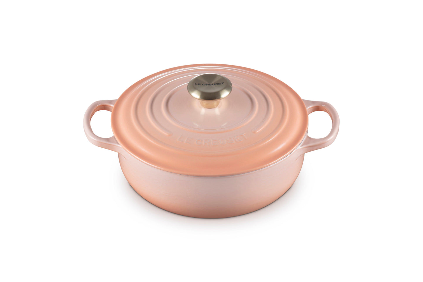 Le Creuset Signature Sauteuse: 3.5 QT, Peche