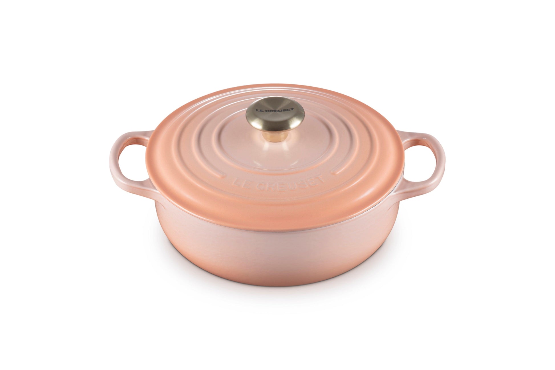 Le Creuset Signature Sauteuse: 3.5 QT, Peche
