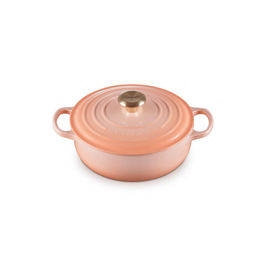 Le Creuset Signature Sauteuse: 3.5 QT, Peche