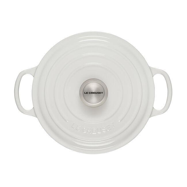 Le Creuset Signature Sauteuse: 3.5 QT, White