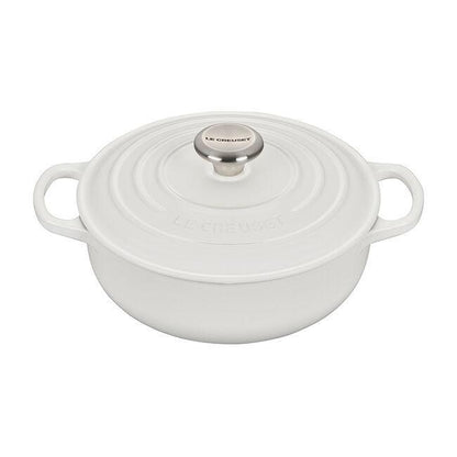 Le Creuset Signature Sauteuse: 3.5 QT, White