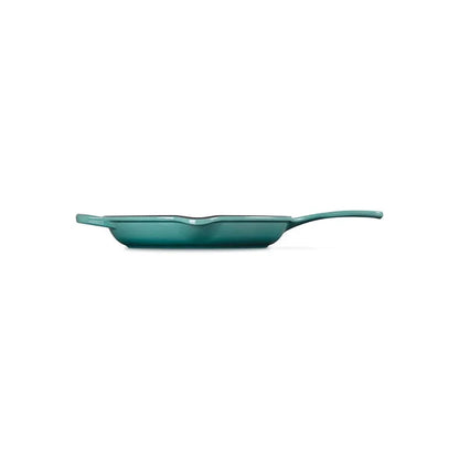 Le Creuset Skillet: 10.25", Bleu Riviera