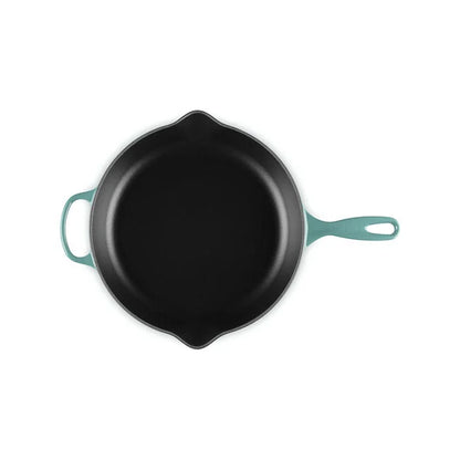 Le Creuset Skillet: 11.75", Bleu Riviera