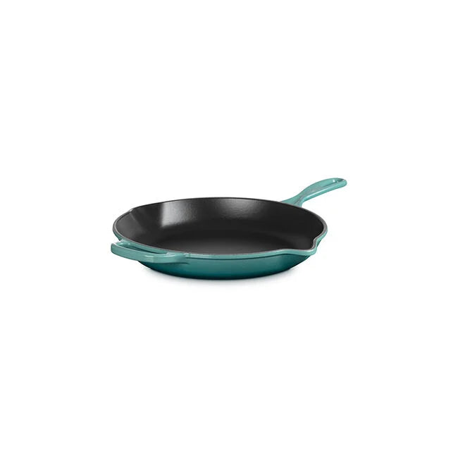 Le Creuset Skillet: 11.75", Bleu Riviera