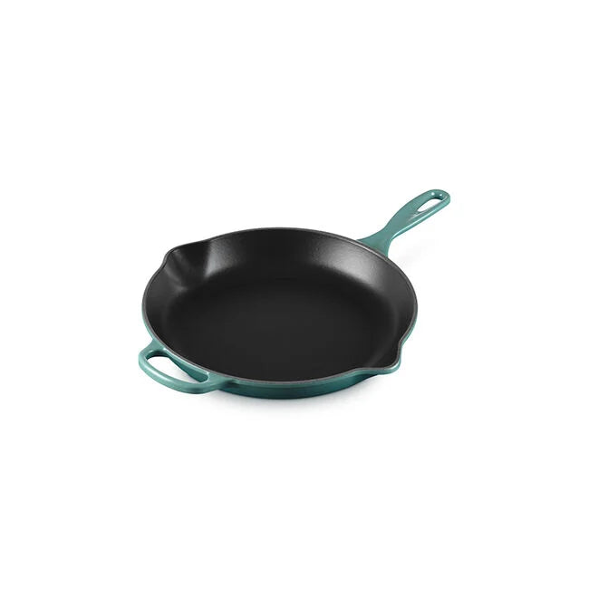Le Creuset Skillet: 11.75", Bleu Riviera