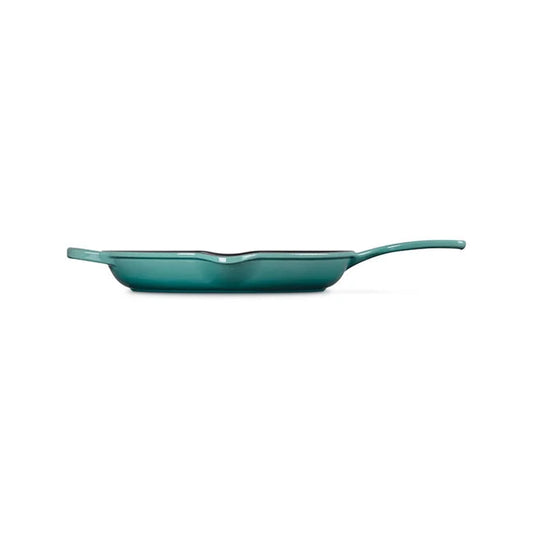 Le Creuset Skillet: 11.75", Bleu Riviera