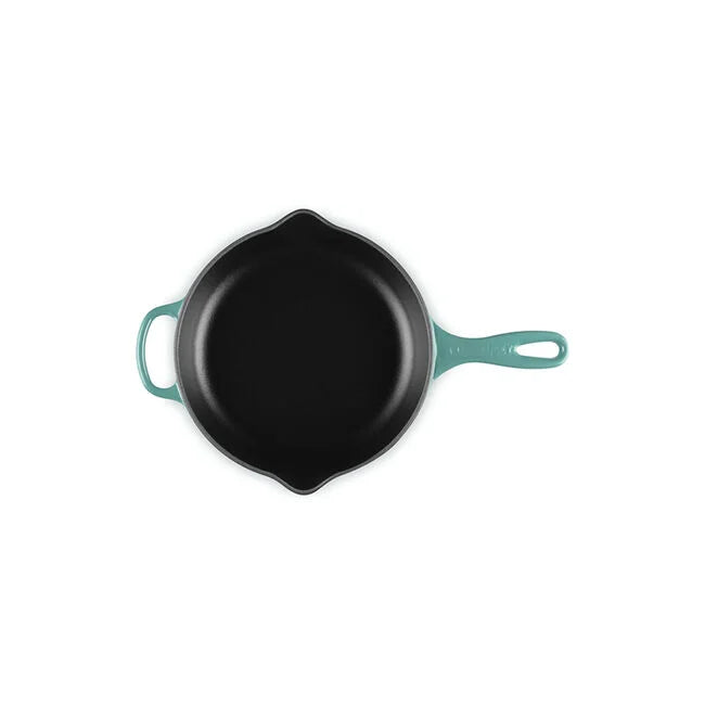Le Creuset Skillet:  9", Bleu Riviera