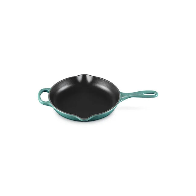 Le Creuset Skillet:  9", Bleu Riviera