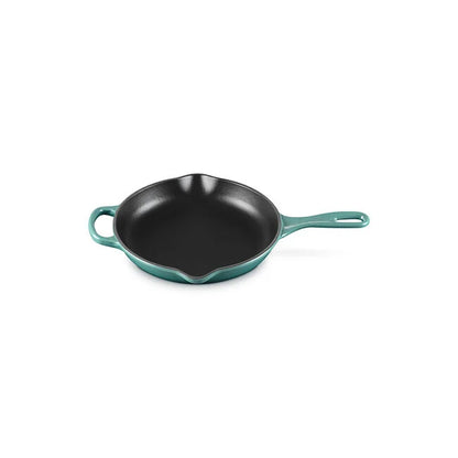 Le Creuset Skillet:  9", Bleu Riviera