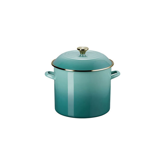 Le Creuset Stockpot: 12 QT, Bleu Riviera