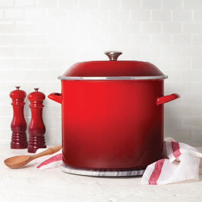 Le Creuset Stockpot: 16 QT, Cerise