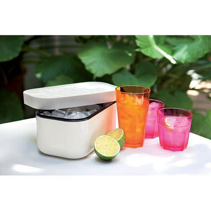 Lekue Ice Box with Reversible Lid: White