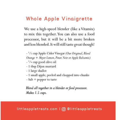 Little Apple Treats Organic Apple Cider Vinegar with Blood Orange & Meyer Lemon