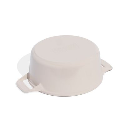 MADE IN® Enameled Cast Iron Round Dutch Oven: 5.5 QT, Antique White