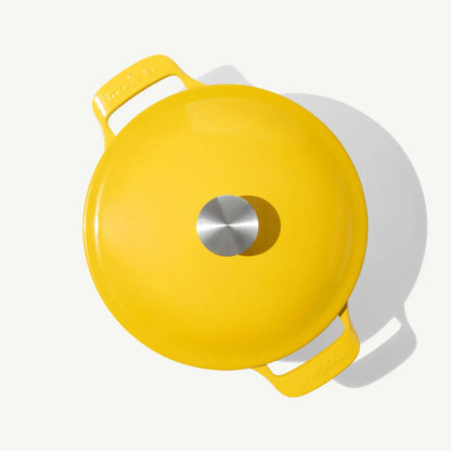 MADE IN® Enameled Cast Iron Round Dutch Oven: 5.5 QT, Marigold Yellow