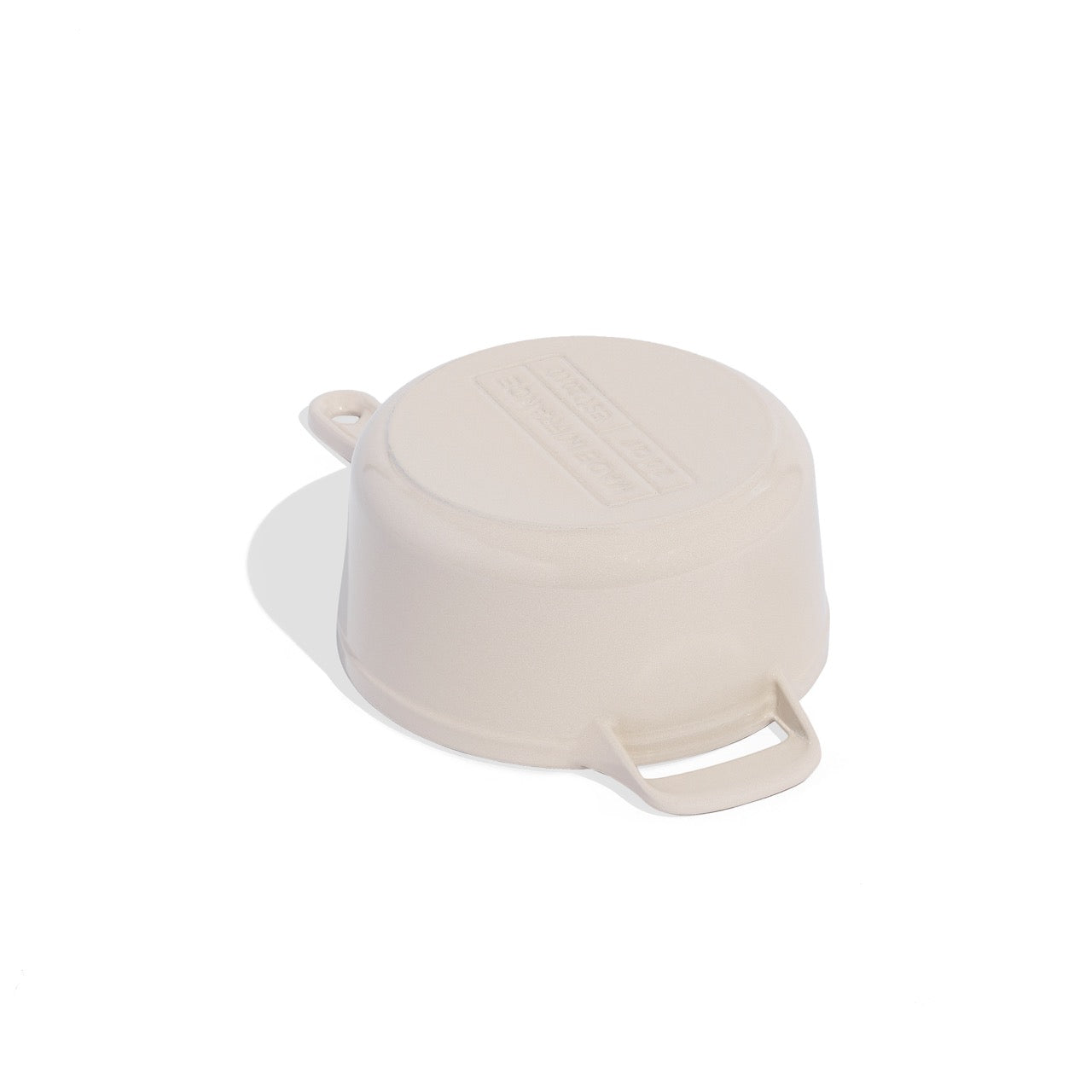 MADE IN® Enameled Cast Iron Saucepan: 2 QT, Antique White