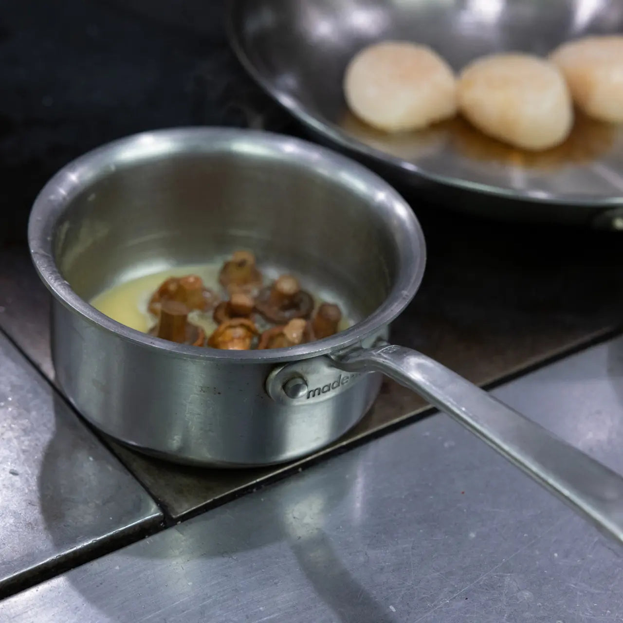MADE IN® Stainless Clad Butter Warmer Pan (with Lid): 0.75 QT