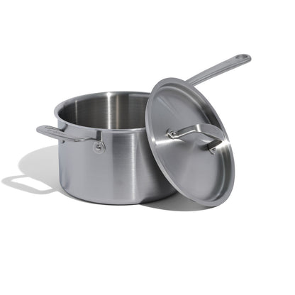 MADE IN® Stainless Clad Saucepan with Lid: 4 QT