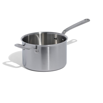 MADE IN® Stainless Clad Saucepan with Lid: 4 QT