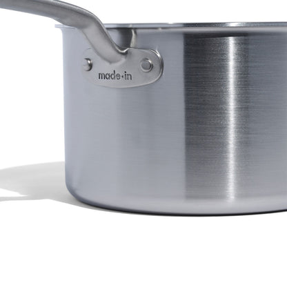 MADE IN® Stainless Clad Saucepan with Lid: 4 QT