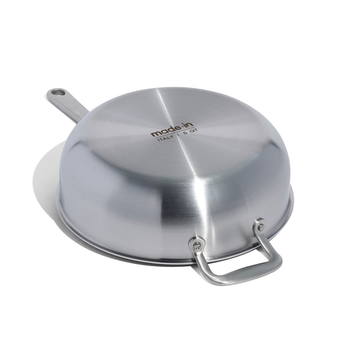 Made In Stainless Steel Clad 5-Quart Saucier with Lid