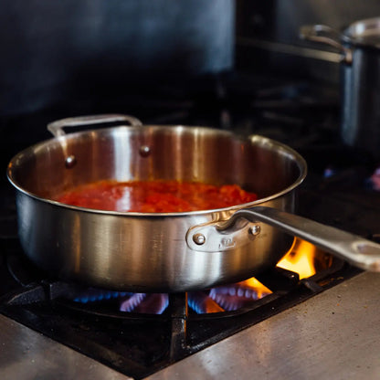 MADE IN® Stainless Clad Saute Pan with Lid: 3.5 QT