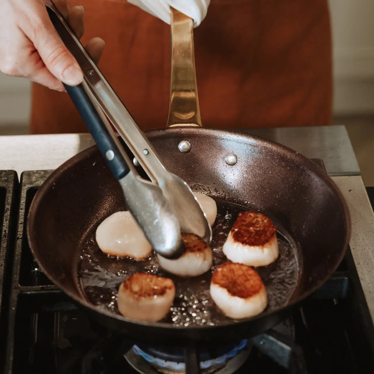 MADE IN® Blue Carbon Steel Fry Pan: 9", Limited Edition Tom Colicchio