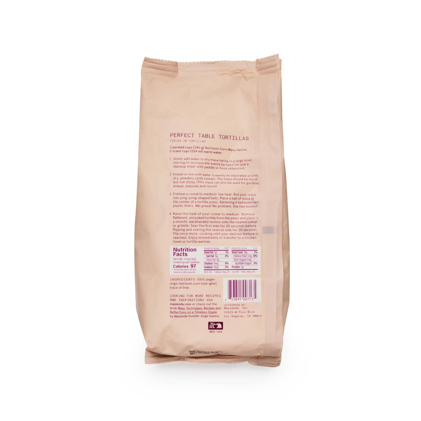Masienda Heirloom White Corn Masa