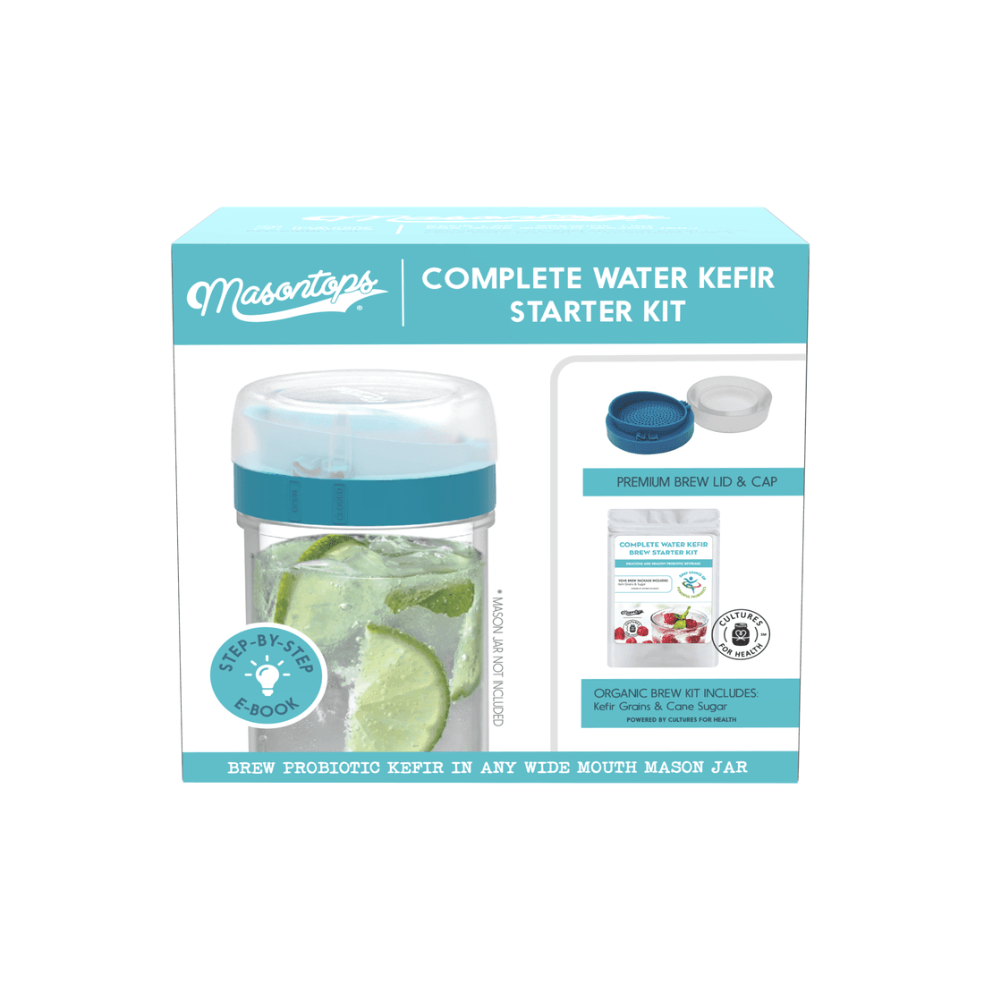 MasonTops Water Kefir Starter Kit KKBLW – Popover Kitchen Supply ...