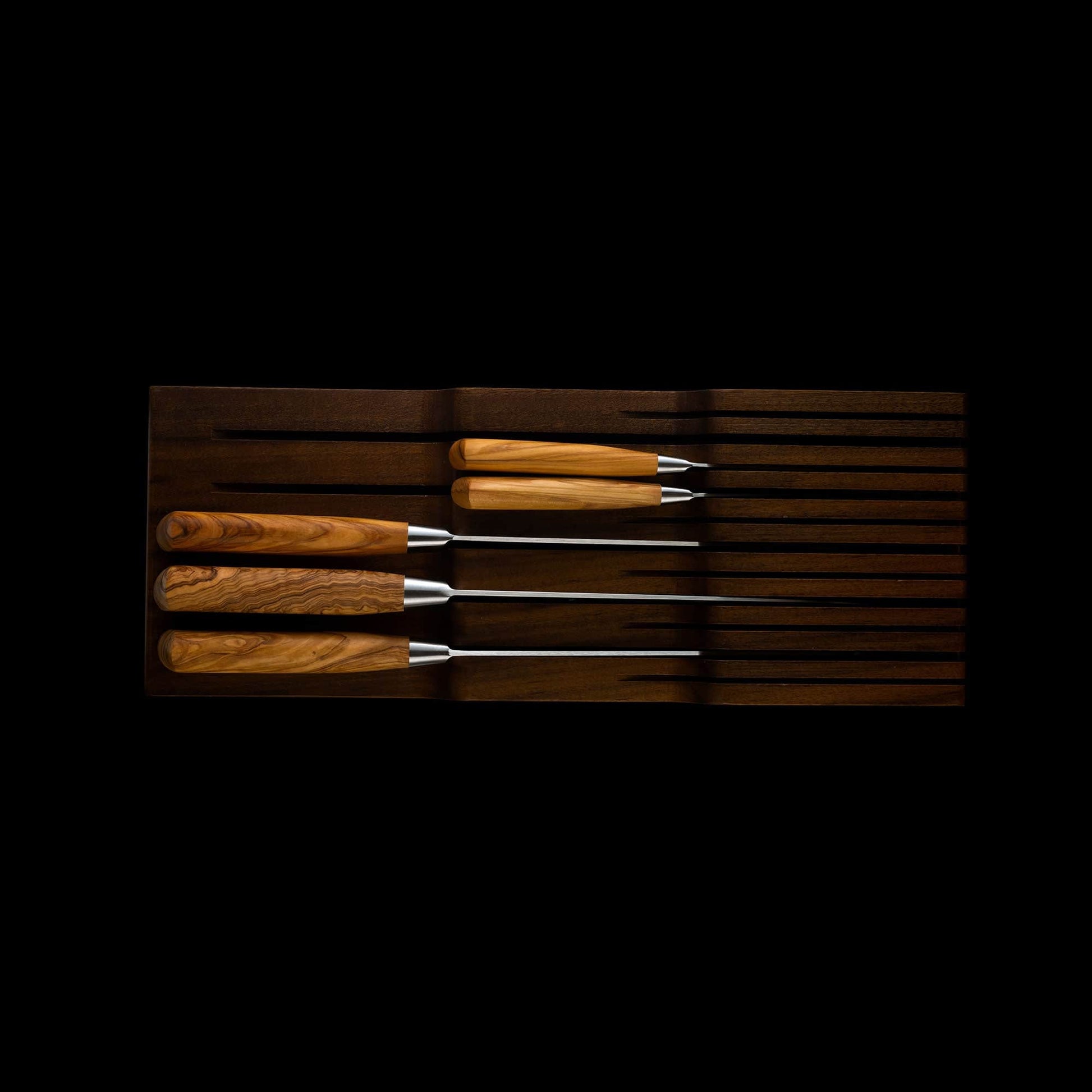 Messermeister In-Drawer Knife Holder: 11-Slot, Acacia