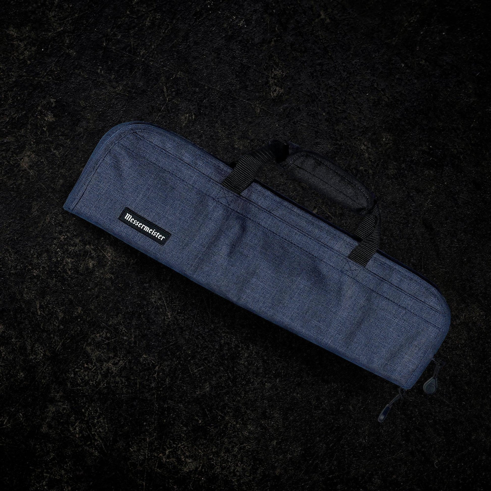 Messermeister Knife Roll: 5 Pocket, Heather Navy
